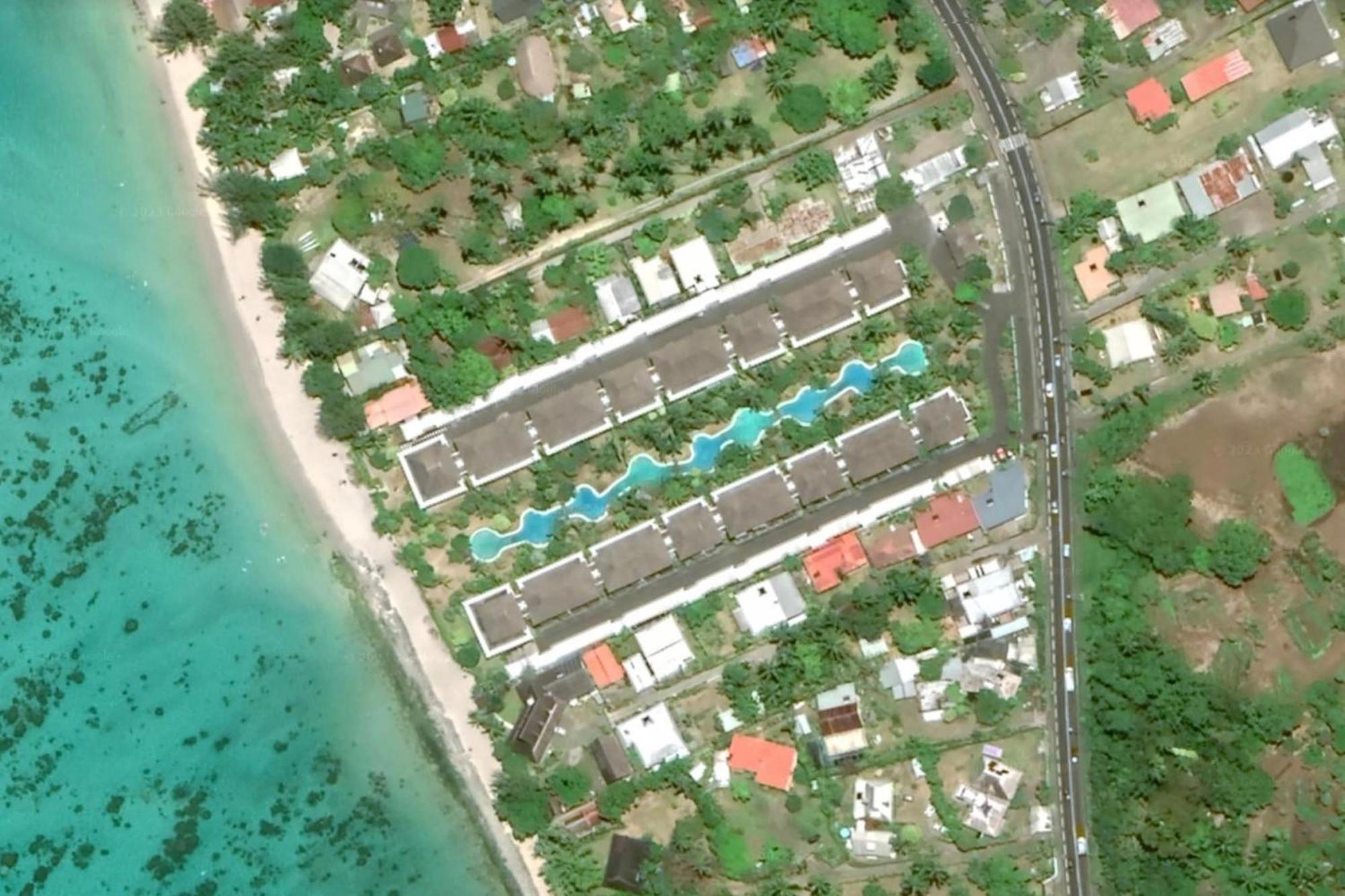 Sunset Beach Carlton- Tahiti - Beachfront Luxury Residence & Pool - 4 Pers 푸나우이아 외부 사진
